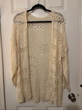 Cream Knit Cardigan